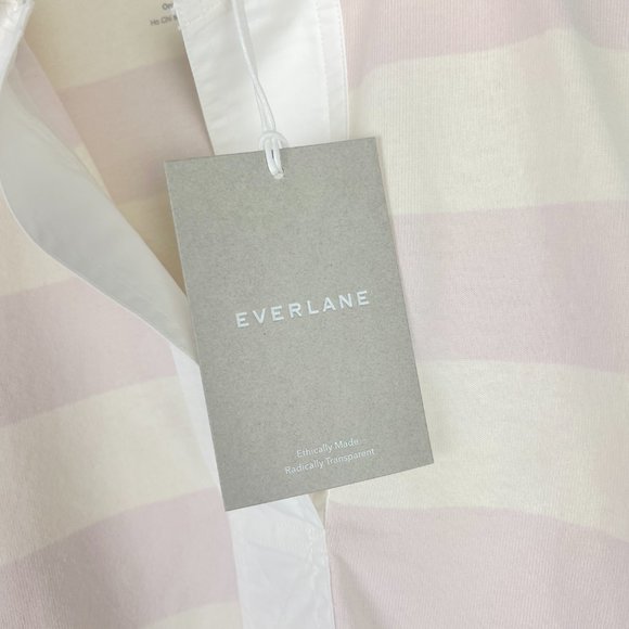 NWT Everlane The Retro Jersey Polo Shirt Organic Cotton Stripes Size Small S NEW - Picture 7 of 13
